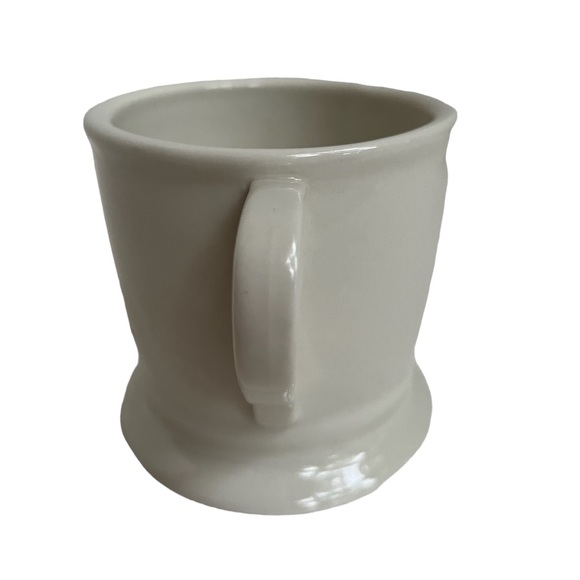 Anthropologie A Mug Initial Letter Coffee Cup Retro Shaving Cup Monogram - Picture 3 of 7